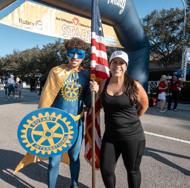 rotary run super hero