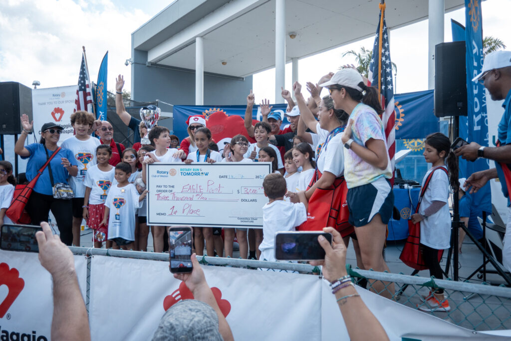 weston rotary run donation