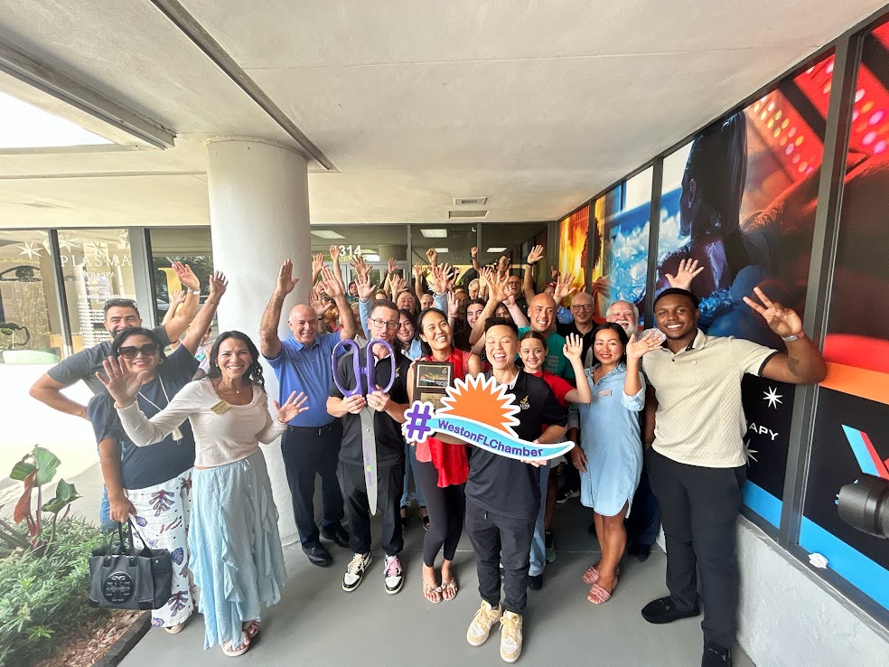 Weston Florida - Chamber of Commerce members at a networking event