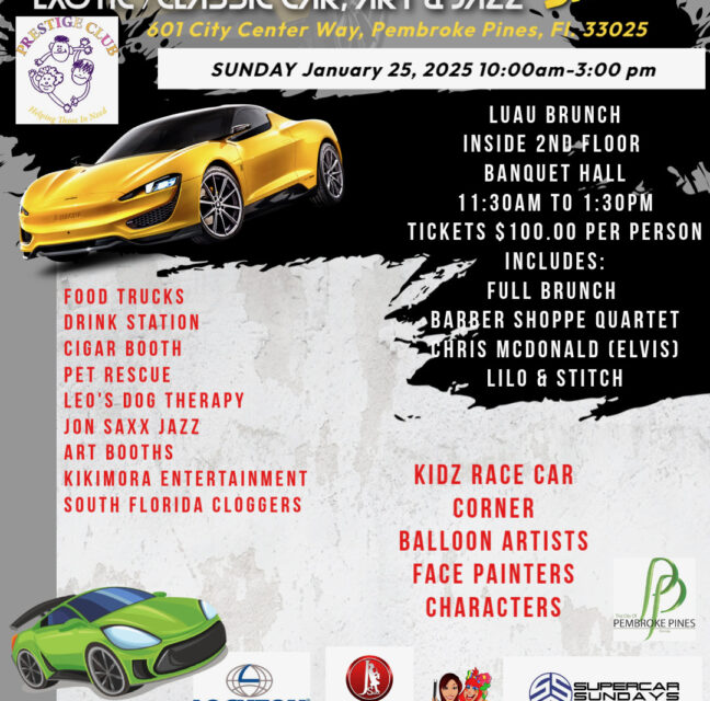 Prestige Club EXOTIC & CLASSIC CAR, ART & JAZZ