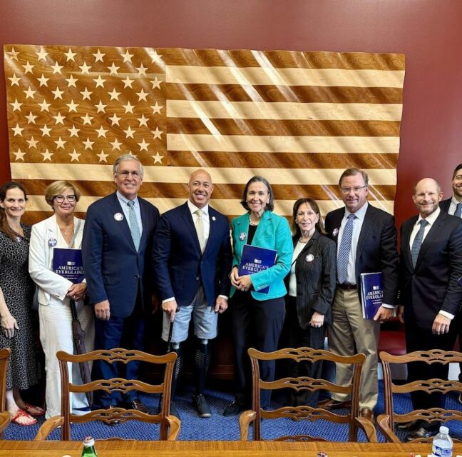 Rep Brian Mast with The Everglades Foundation