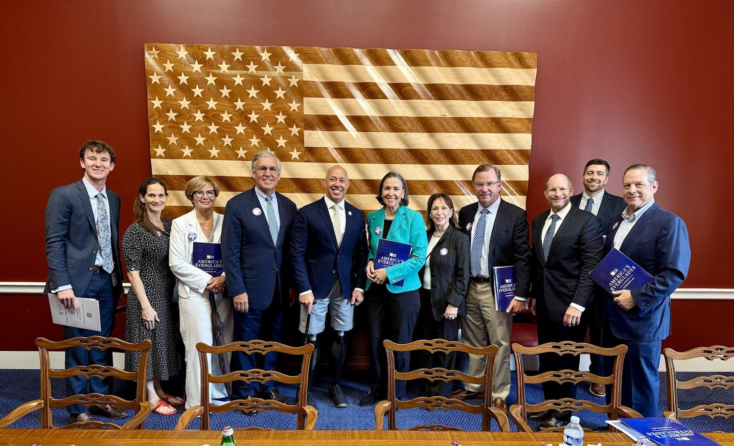 Rep Brian Mast with The Everglades Foundation