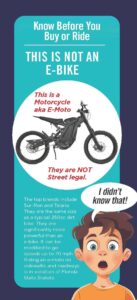 E-motorcycle, not an e-bike