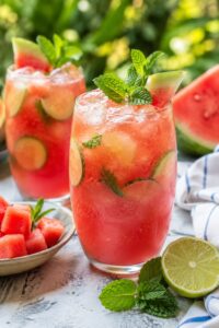 Watermelon Cucumber Mint Cooler