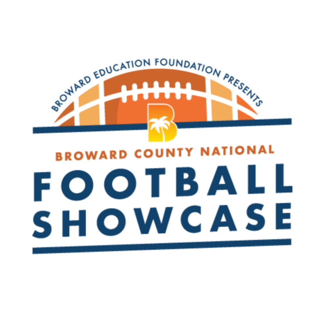 Broward County National Football Showcase logo